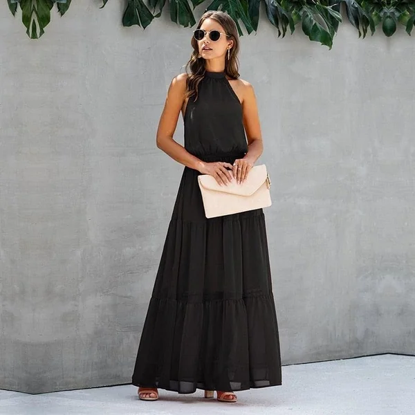 Robe Bohème Col Licou