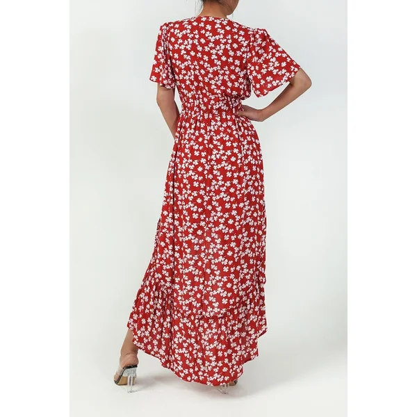 Robe Bohème Fleurie Asymétrique