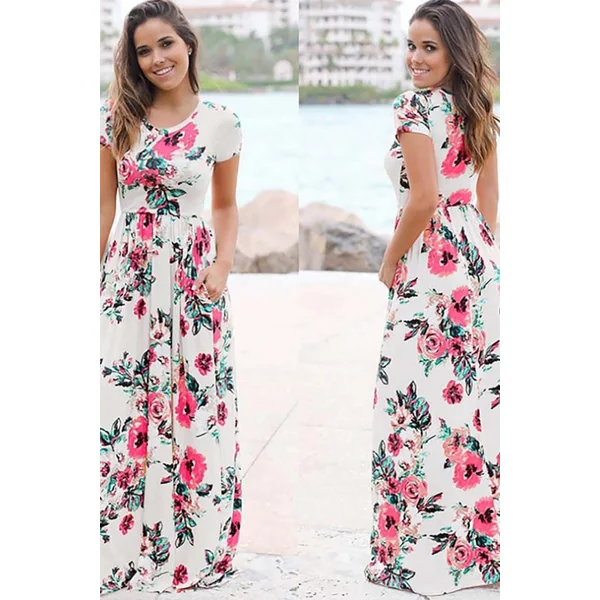 Robe Bohème Florale – Estelle