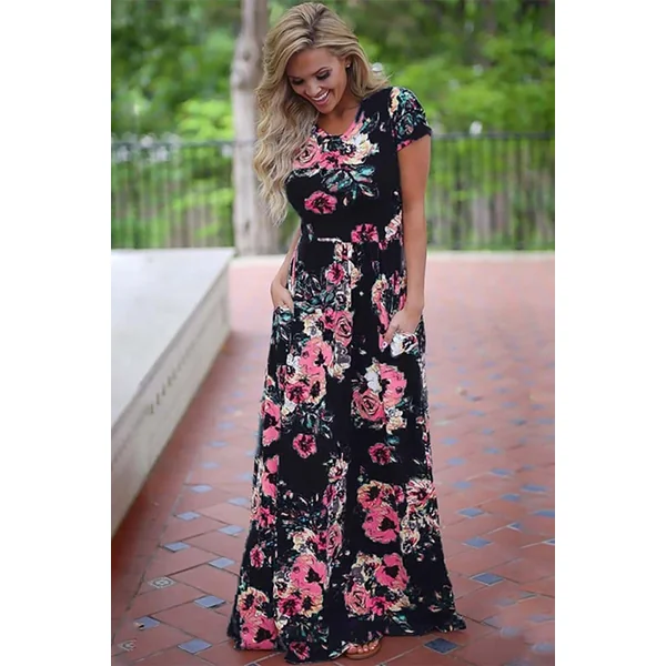 Robe Bohème Florale – Estelle