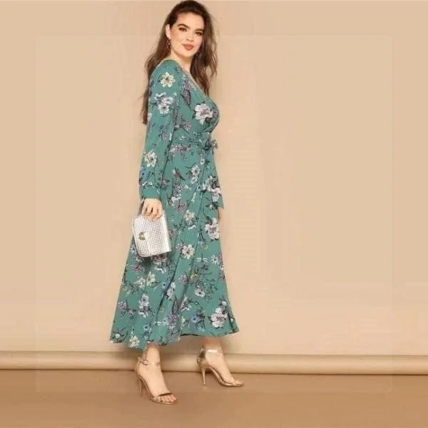 Robe bohème grande taille femme