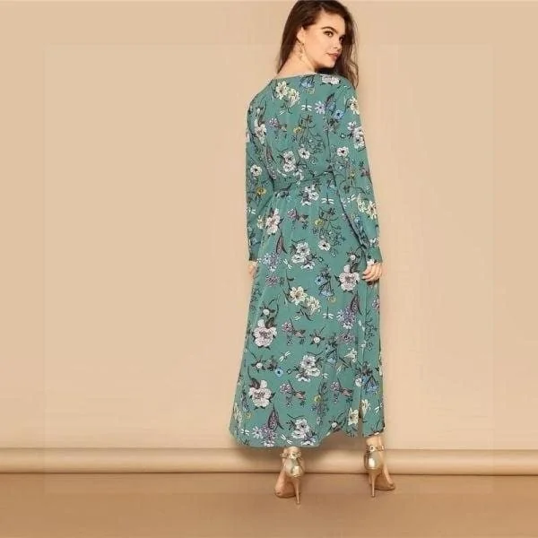 Robe bohème grande taille femme