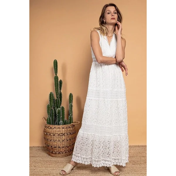 Robe Bohème Longue Dentelle