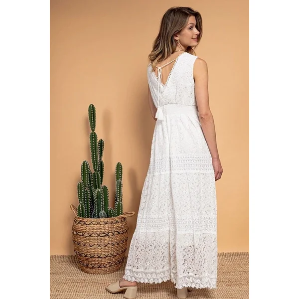Robe Bohème Longue Dentelle