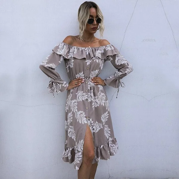 Robe Bohème Longue Décontractée
