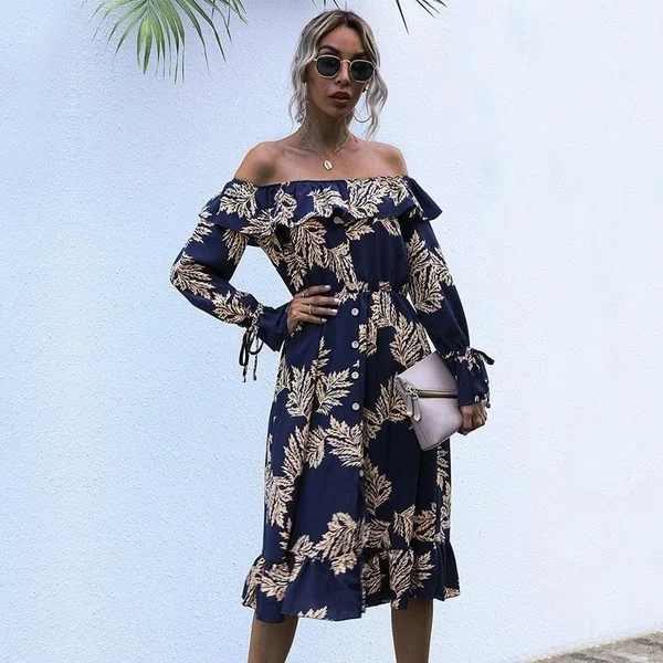 Robe Bohème Longue Décontractée