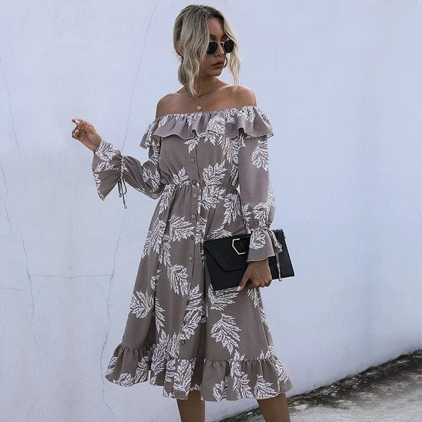 Robe Bohème Longue Décontractée