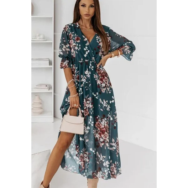 Robe Bohème Longue Fleurie