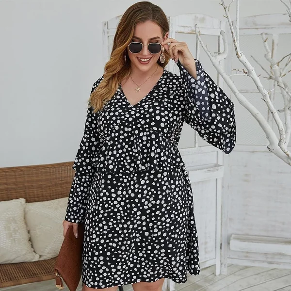 Robe Bohème Léopard Blanc