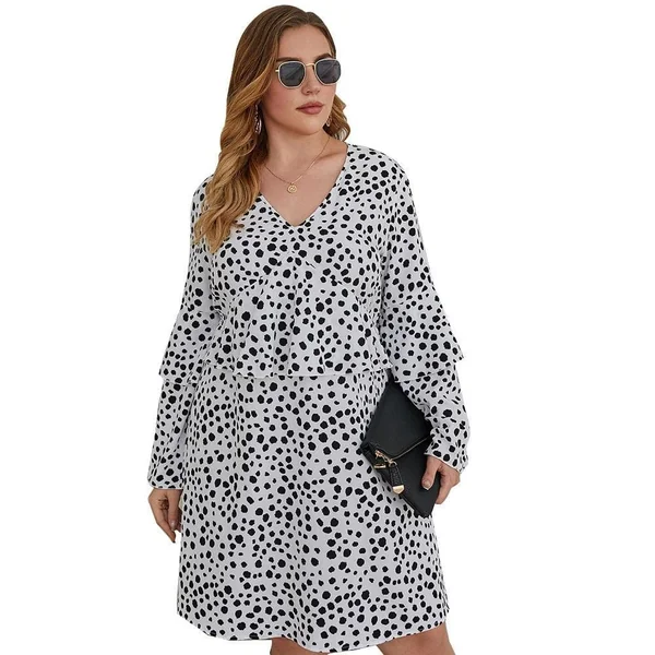 Robe Bohème Léopard Blanc