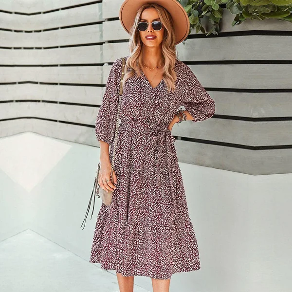Robe Bohème Léopard Chic