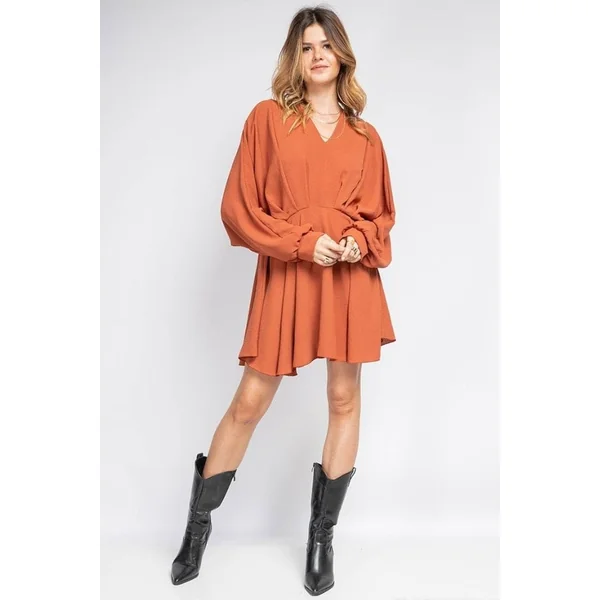 Robe Bohème Manches Longues