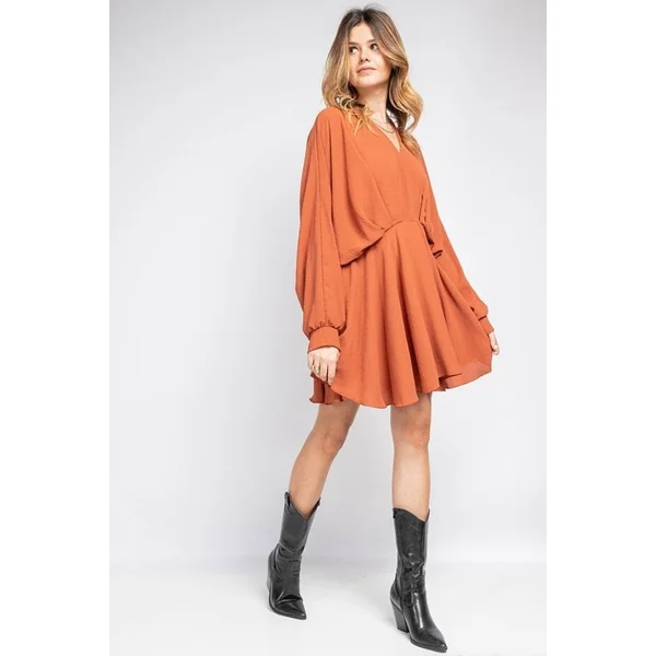Robe Bohème Manches Longues