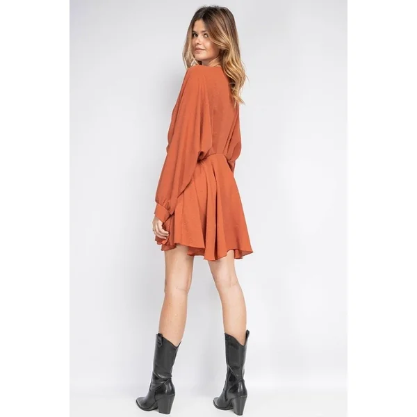 Robe Bohème Manches Longues