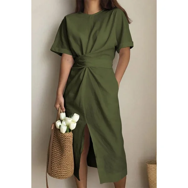 Robe Bohème Marron – Abby