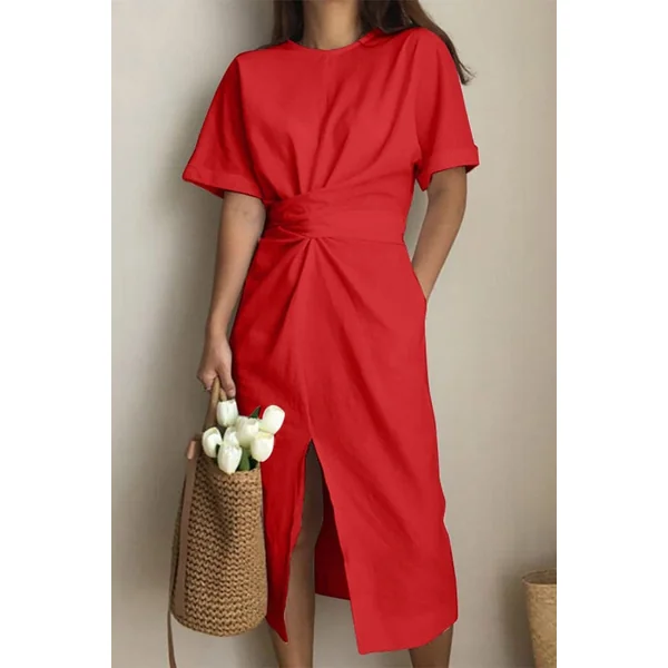 Robe Bohème Marron – Abby