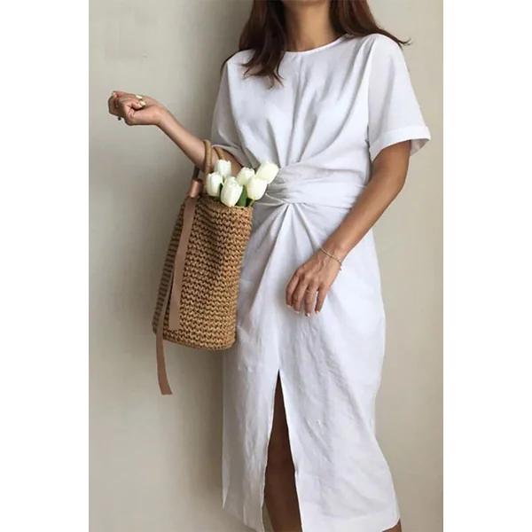 Robe Bohème Marron – Abby