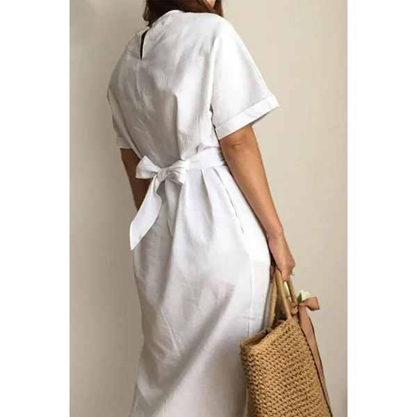Robe Bohème Marron – Abby