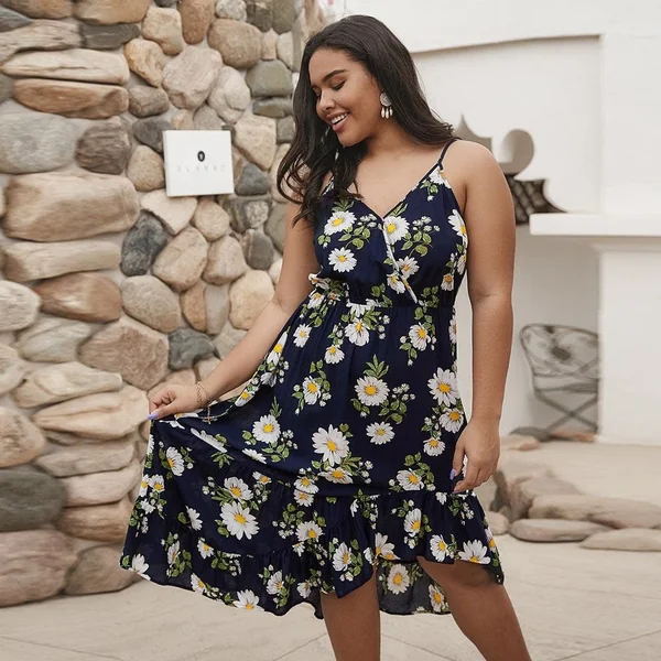Robe Bohème Motif Paquerelle