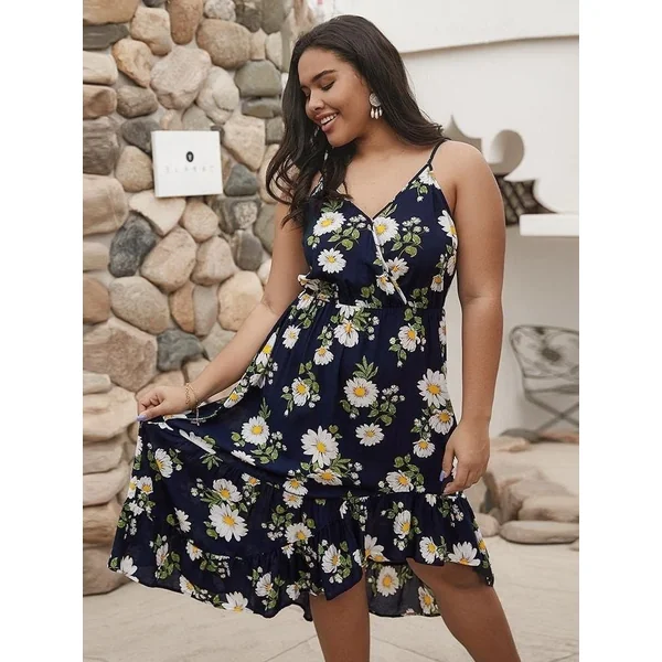 Robe Bohème Motif Paquerelle