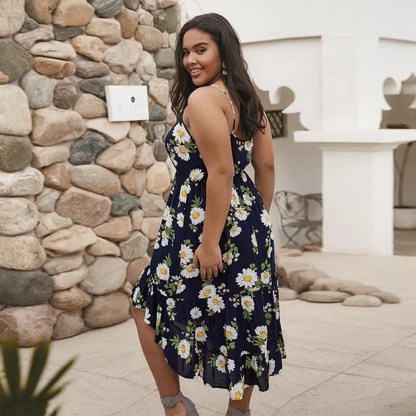 Robe Bohème Motif Paquerelle