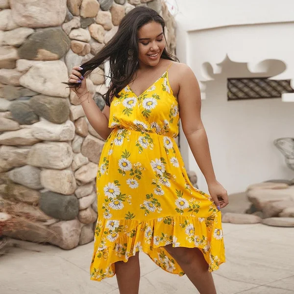 Robe Bohème Motif Paquerelle