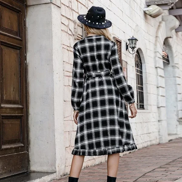 Robe Bohème Noire Hiver