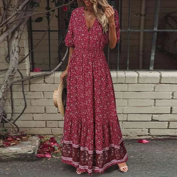 Robe bohème pour la plage