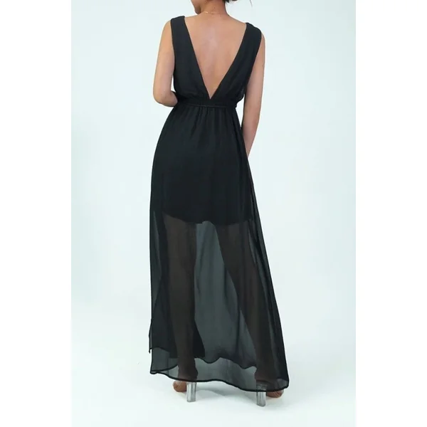 Robe Bohème Romantique Noire
