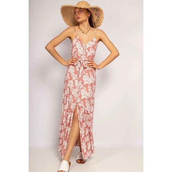 Robe Bohème Rose Poudré