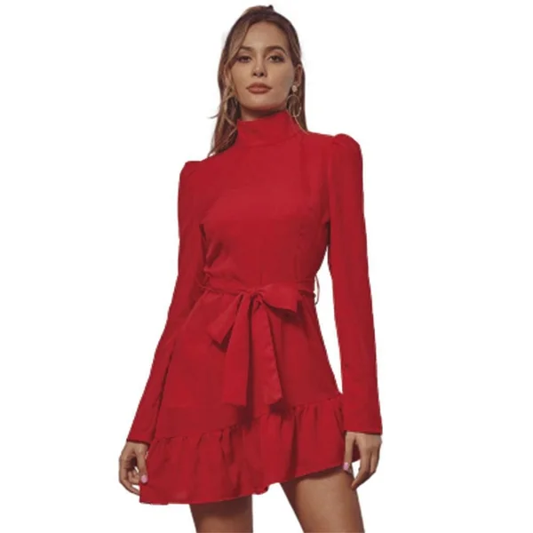 Robe Bohème Rouge Courte