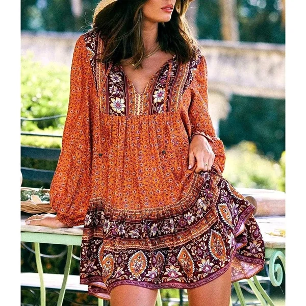 Robe bohème style vintage