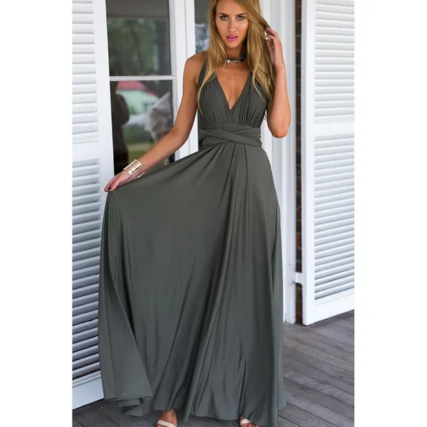 Robe Bohème Unie – Romane