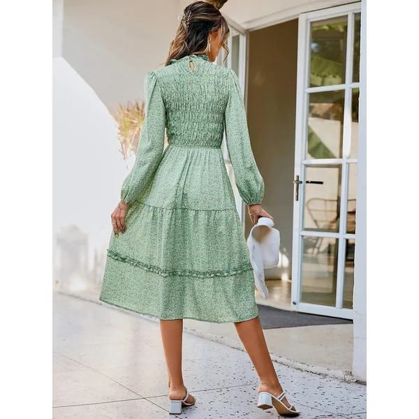 Robe Bohème Vert Clair