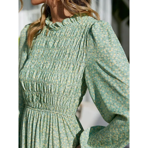 Robe Bohème Vert Clair