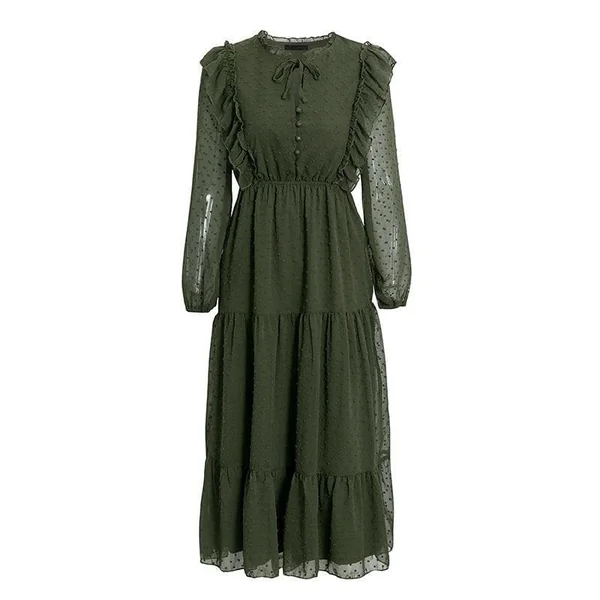 Robe Bohème Vert Olive