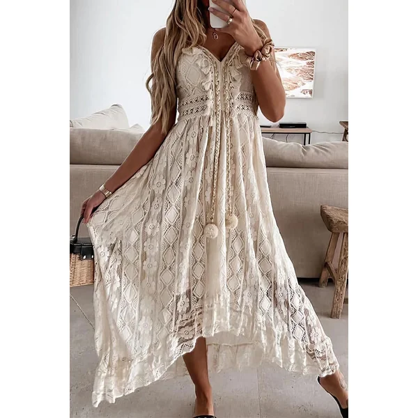 Robe Bohème à Pompon – Jeanne