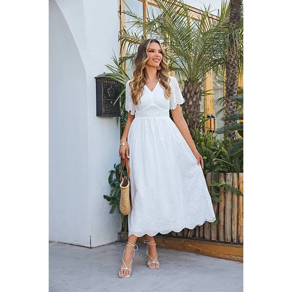 Robe Broderie Anglaise Champêtre