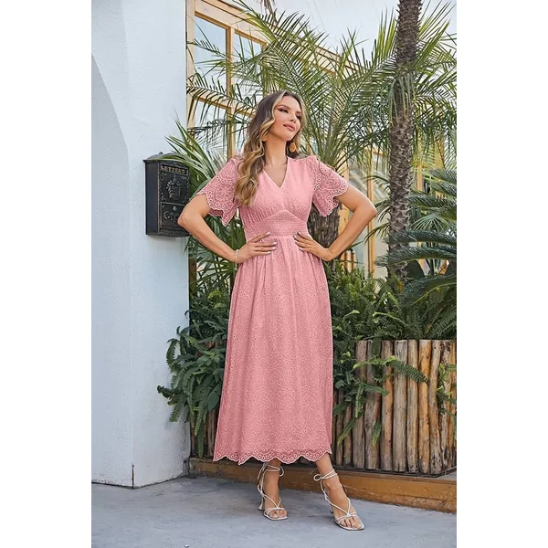 Robe Broderie Anglaise Champêtre