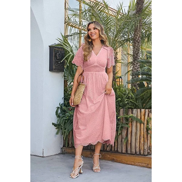 Robe Broderie Anglaise Champêtre
