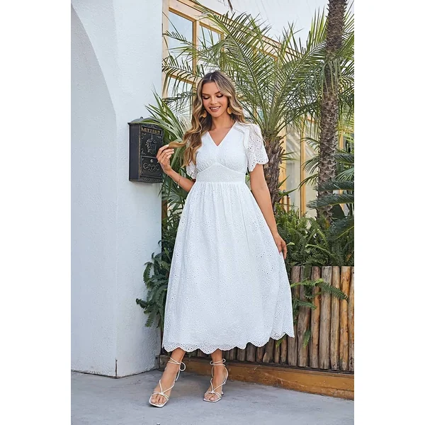 Robe Broderie Anglaise Champêtre
