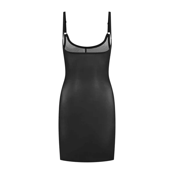Robe buste ouvert gainante Noire Bye Bra Powermesh Shapewear Bye Bra