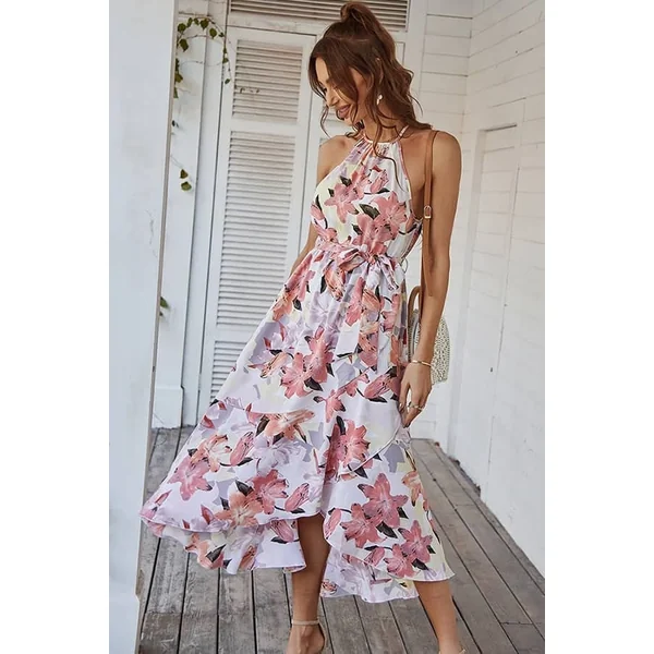 Robe Champêtre Asymétrique