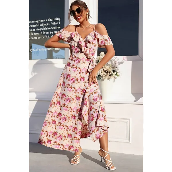 Robe Champêtre Fleurie Chic