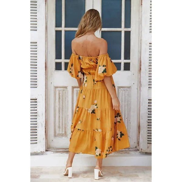 Robe Champêtre Jaune