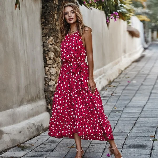 Robe champêtre sans manche