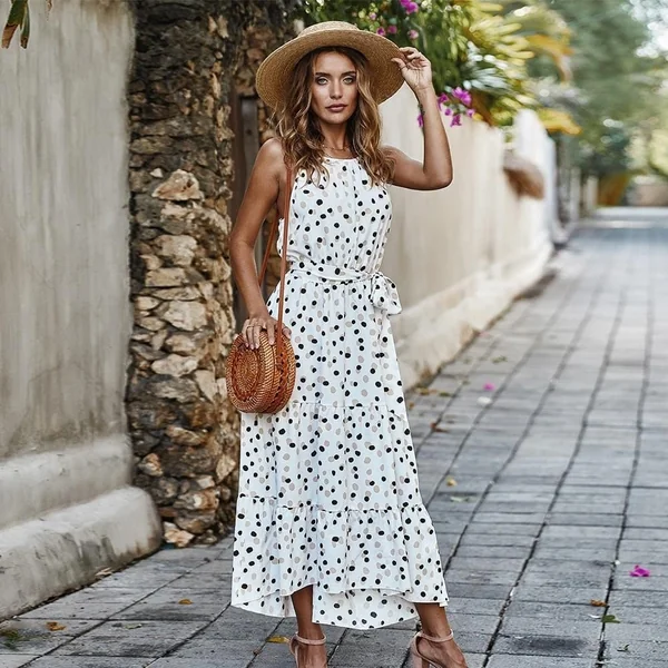 Robe champêtre sans manche