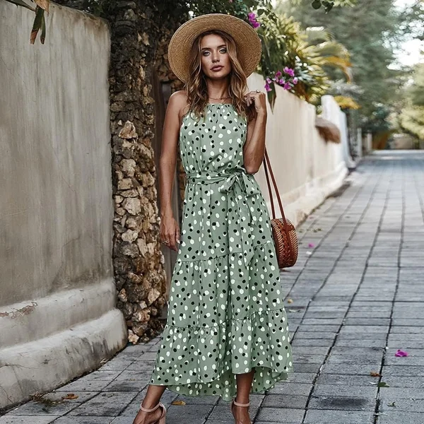 Robe champêtre sans manche