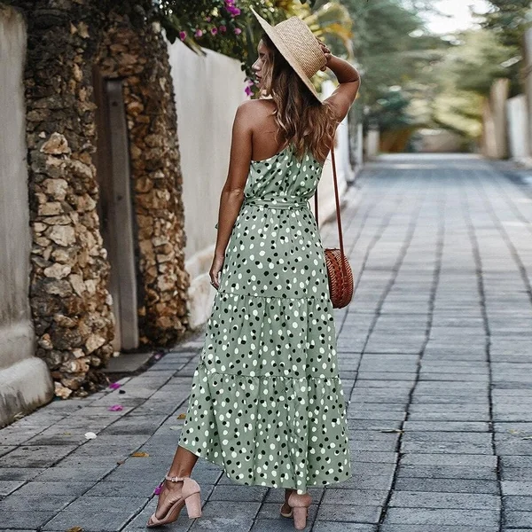Robe champêtre sans manche