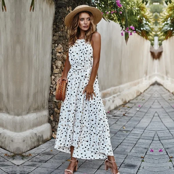 Robe champêtre sans manche